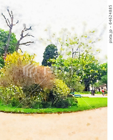 Watercolour Art Print, Travel in Europe Scene Watercolour Art Print, Travel in Europe Scene 64624885