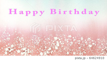 背景素材 誕生日のイラスト素材