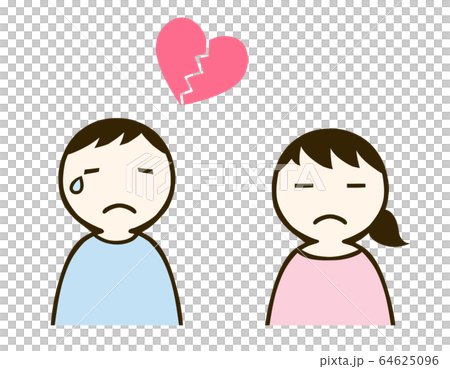 男女とハート 64625096