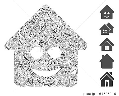 Dash Collage Happy Home Icon 64625316