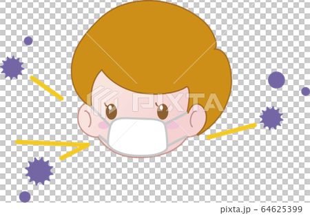 Image of virus Infection prevention mask Image of virus Infection prevention mask 64625399