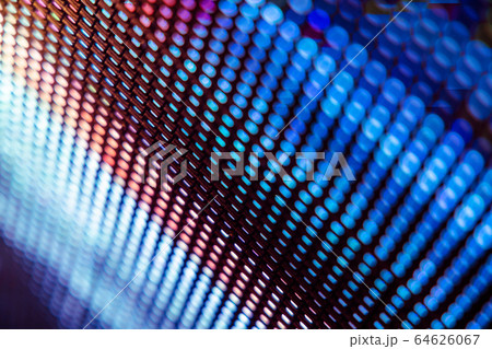 CloseUp LED blurred screen. LED soft focus CloseUp LED blurred screen. LED soft focus 64626067