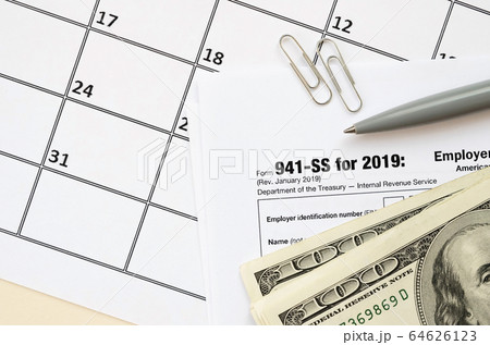 IRS Form 941-SS Employer's quarterly federal tax 64626123