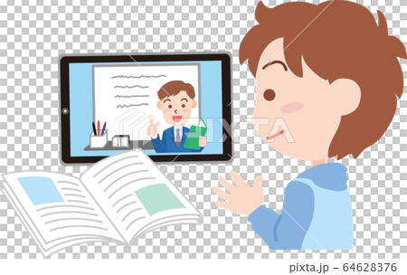 Online classes on tablet Online classes on tablet 64628376