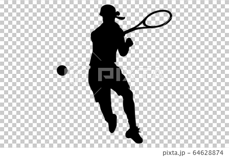 スポーツシルエットテニス5 64628874