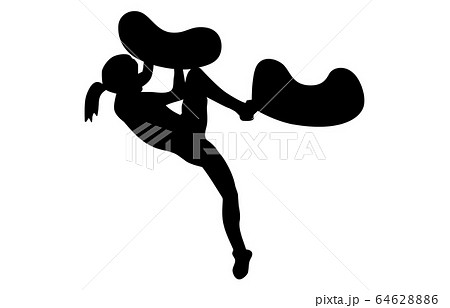 スポーツシルエットスポーツクライミング1のイラスト素材