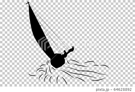 運動剪影帆船3 64628892