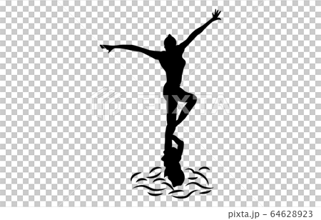 運動剪影花樣游泳6 64628923
