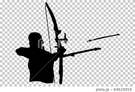 運動剪影射箭1 運動剪影射箭1 64628959