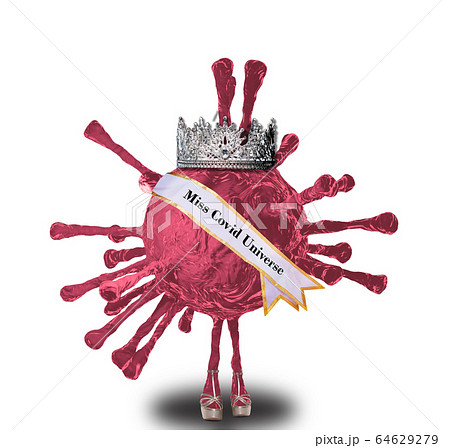 3D render Model of Corona Virus or Covid-19 wear 3D render Model of Corona Virus or Covid-19 wear 64629279
