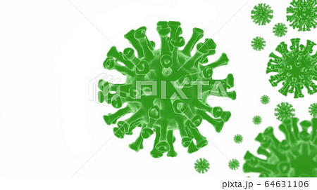 3D image of a virus against the background, 3D image of a virus against the background, 64631106
