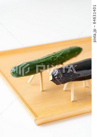 精霊馬と精霊牛 64631401