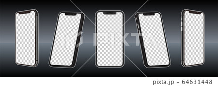 iphone11, モック, スマートフォン, スマホ, 携帯電話, ガジェット, モバイル端末,  64631448