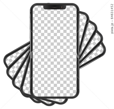 Iphone11 モック スマートフォン スマホ 携帯電話 ガジェット モバイル端末 のイラスト素材