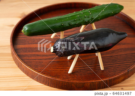 精霊馬と精霊牛 64631497