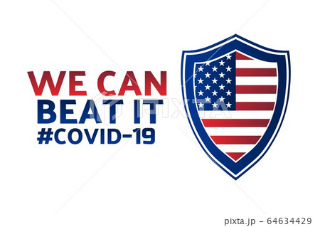 Appreciation for Healthcare Workers fighting Novel Coronavirus COVID-19 or 2019-nCoV. Patriotic 64634429