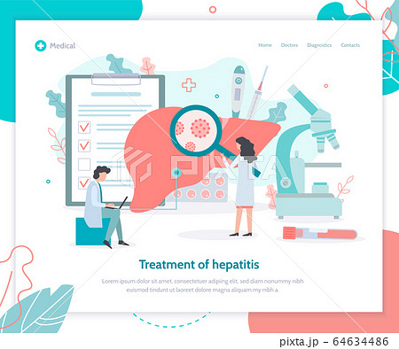 Hepatitis medical landing page 64634486