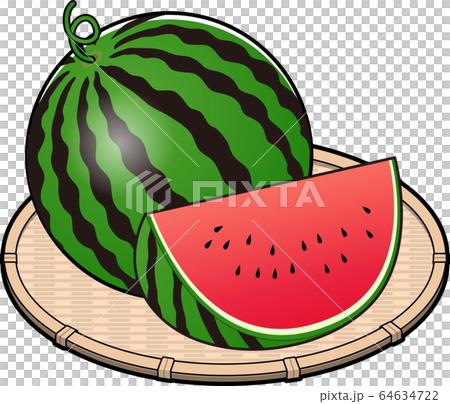 Illustration of red watermelon Illustration of red watermelon 64634722