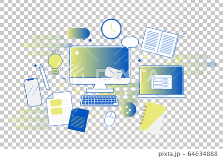 オフィスイラストセット 64634888