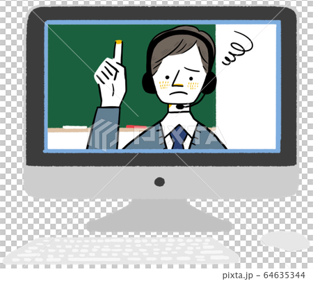 オンライン授業 64635344