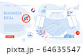 Deal Agreement Cooperation Business Landing Page 64635547