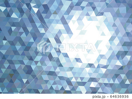 ベクターイラストデザイン ダイヤモンドイメージのバックグラウンド 三角 きらめきのイラスト素材