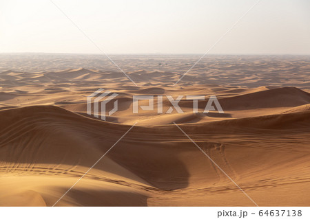 Photo of the desert at sunset. Photo of the desert at sunset. 64637138