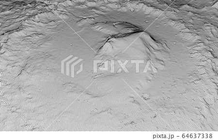 Abstract 3d wire-frame landscape. Blueprint style Abstract 3d wire-frame landscape. Blueprint style 64637338