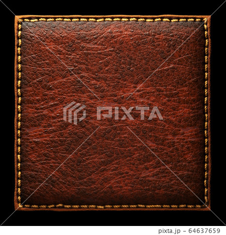 Background made of squared leather. 3D 64637659