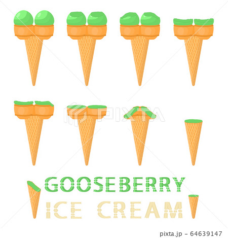 Vector illustration for natural ice cream Vector illustration for natural ice cream 64639147