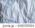 White colour and Grey colour crumpled paper texture, Abstract background, Gradient tone, Close up shot 64639564