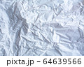 White colour and Grey colour crumpled paper texture, Abstract background, Gradient tone, Close up shot 64639566