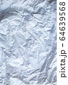 White colour and Grey colour crumpled paper texture, Abstract background, Gradient tone, Close up shot 64639568
