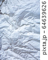 White colour and Grey colour crumpled paper texture, Abstract background, Gradient tone, Close up shot 64639626