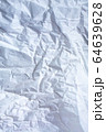 White colour and Grey colour crumpled paper texture, Abstract background, Gradient tone, Close up shot 64639628