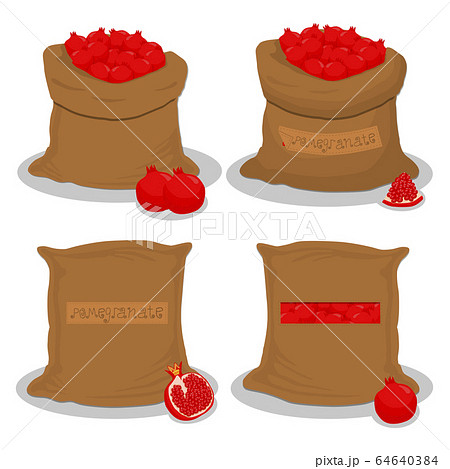 Sacks with natural food Sacks with natural food 64640384