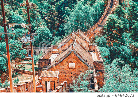 Great Wall of China, section "Mitianyu". 64642672