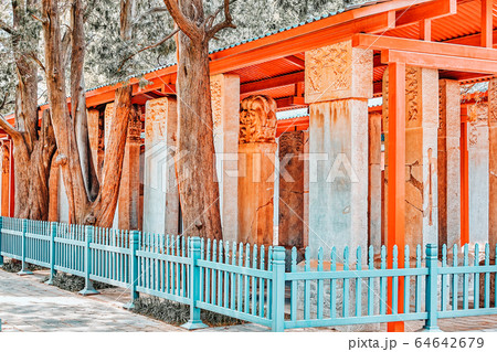 Stone Tablet inside the Confucius Temple at 64642679