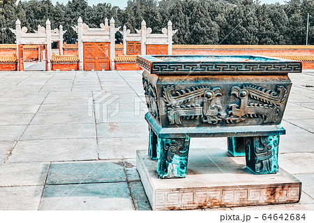 View on altar in Temple of Earth (also referred to View on altar in Temple of Earth (also referred to 64642684