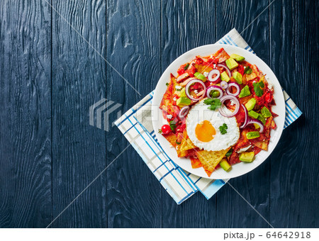 hot and spicy mexican breakfast on a plate hot and spicy mexican breakfast on a plate 64642918