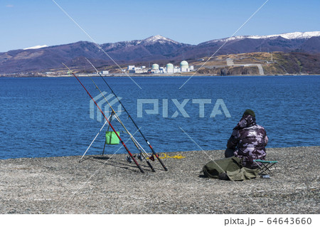 釣り人と泊原発 釣り人と泊原発 64643660