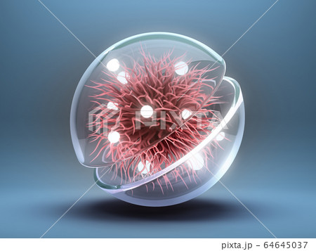 Dendritic cell concept medical background 3d Dendritic cell concept medical background 3d 64645037