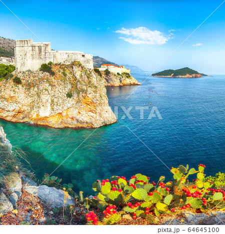 Aerial view at famous travel destination city of Aerial view at famous travel destination city of 64645100