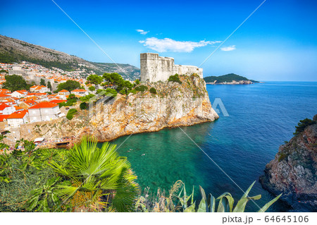 Aerial view at famous travel destination city of 64645106