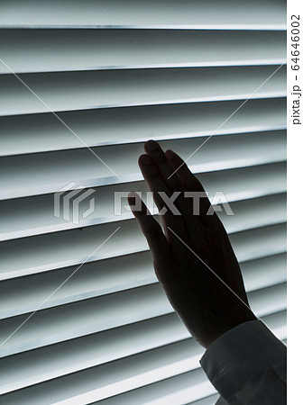 Hand and window. 64646002