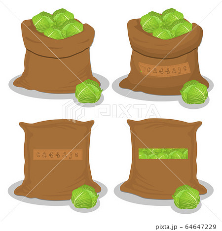 Sacks with natural food Sacks with natural food 64647229