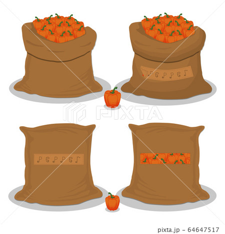 Sacks with natural food Sacks with natural food 64647517