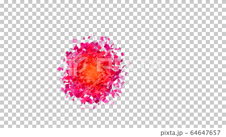 CG particle A spherically spread square 64647657