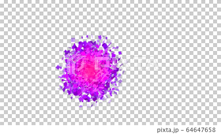 CG particle A spherically spread square 64647658