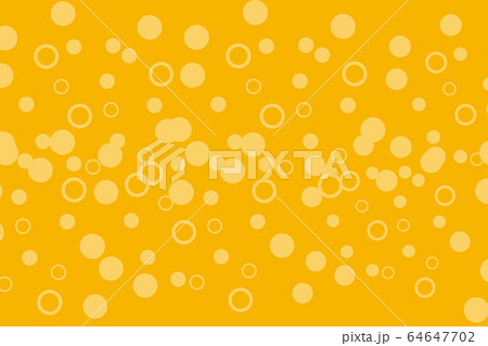 黄色い泡のあわい背景のイラスト素材